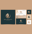 beauty woman hair salon gold gradient logo design vector image vector image