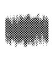 black checkered abstract grunge banner vector image