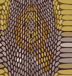 Seamless pattern of snake skin Royalty Free Vector Image