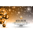 merry christmas seasonal background vector image