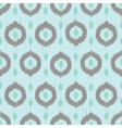 ikat circles ethnic seamless pattern vector image