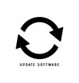 update icon solid vector image