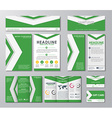 great set for corporate identity vector image vector image