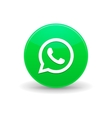whatsapp messenger icon simple style vector image