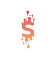 letter s logo vector image