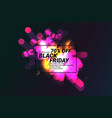 black friday banner vector image