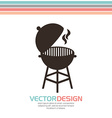 grill icon design vector image