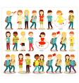 children vector image