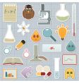 science stickers vector image