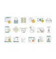 business and technology icon high tech modern vector image