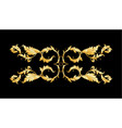 elements in baroque rococo victorian vector image