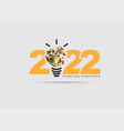 logo 2022 new year creativity inspiration vector image