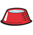 dog bowl vector image vector image