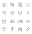 farming icon vector image