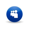 myspace icon simple style vector image