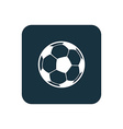 football ball icon rounded squares button vector image