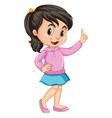 cute children cartoon vector image vector image