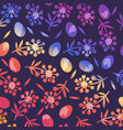 flower seamless pattern for happy easter day vector image vector image