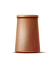 3d wooden cup for painting tools vector image vector image