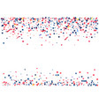 abstract background with flying red blue silver vector image