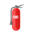 fire extinguisher portable device that discharges vector image