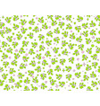 summer green leaves seamless pattern vector image vector image