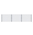 security metal fence or police steel chain link vector image