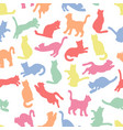 fun seamless background with multi-colored vector image