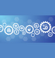 artificial intelligence website banner design vector image vector image