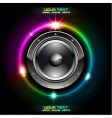 futuristic speaker vector image vector image
