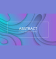 background with gradient color paper cut shapes vector image