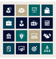 business icons vector image vector image