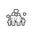family icon design template vector image vector image