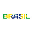 brazil 2016 abstract colorful background vector image