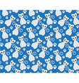 cat seamless pattern vector image