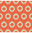 ikat circles ethnic seamless pattern vector image