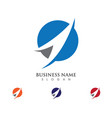 business finance logo vector image