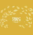 autumn nature background vector image