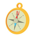 compass icon cartoon style vector image