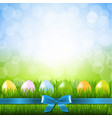 easter eggs vector image vector image