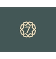 premium number 7 logo icon design luxury vector image