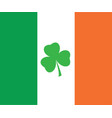 irish flag vector image vector image