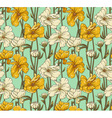 floral seamless pattern vector image vector image