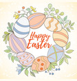 happy easter card vector image