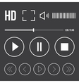 player icon set vector image