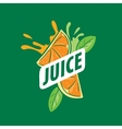 logo of fresh juice vector image