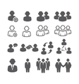people icon vector image vector image