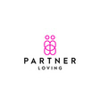 love logo vector image vector image