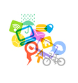colour vector image vector image