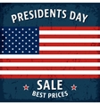 presidents day poster vector image